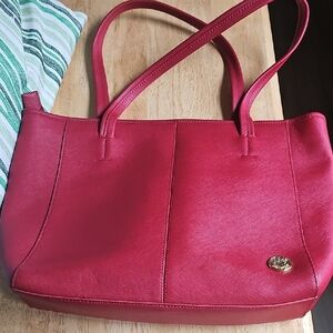 Vince Camuto Vibrant Red Tote Bag